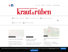 Tablet Screenshot of krautundrueben.de